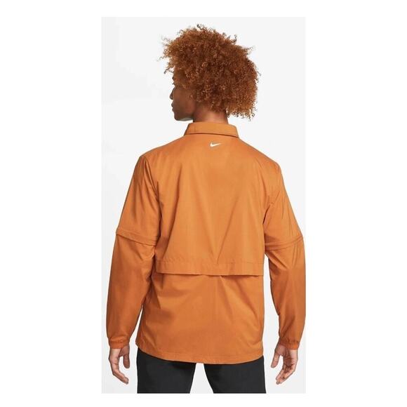 Nike Mens Sz Large Storm Fit Convertible Golf Jacket DESERT BRONZE DH1272-241 - Picture 2 of 6